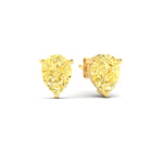 Load image into Gallery viewer, 5-carat-vivid-yellow-pear-cut-3-prong-earring-in-yellow-gold-fdear10411peyellowangle1-5.00ct-nl-yg.jpg