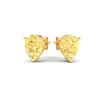 Load image into Gallery viewer, 5-carat-vivid-yellow-pear-cut-3-prong-earring-in-yellow-gold-fdear10411peyellowangle3-5.00ct-nl-yg.jpg