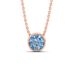 Load image into Gallery viewer, 5-ct-fancy-lab-grown-round-vived-blue-bezel-stone-pendant-in-rose-gold-fdpd10538rogvblueangle1-5.00ct-nl-rg.jpg?v=1785906888