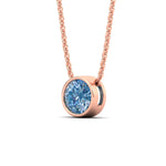 Load image into Gallery viewer, 5-ct-fancy-lab-grown-round-vived-blue-bezel-stone-pendant-in-rose-gold-fdpd10538rogvblueangle2-5.00ct-nl-rg.jpg?v=1785906888