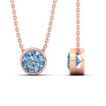 Load image into Gallery viewer, 5-ct-fancy-lab-grown-round-vived-blue-bezel-stone-pendant-in-rose-gold-fdpd10538rogvblueangle3-5.00ct-nl-rg.jpg?v=1785906888