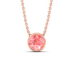 Load image into Gallery viewer, 5-ct-fancy-lab-grown-round-vived-pink-bezel-stone-pendant-in-rose-gold-fdpd10538rogvpinkangle1-5.00ct-nl-rg.jpg?v=1785906888