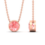 Load image into Gallery viewer, 5-ct-fancy-lab-grown-round-vived-pink-bezel-stone-pendant-in-rose-gold-fdpd10538rogvpinkangle3-5.00ct-nl-rg.jpg?v=1785906888