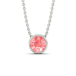 Load image into Gallery viewer, 5-ct-fancy-lab-grown-round-vived-pink-bezel-stone-pendant-in-white-gold-fdpd10538rogvpinkangle1-5.00ct-nl-wg.jpg?v=1785906888