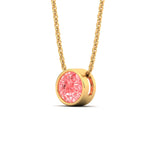 Load image into Gallery viewer, 5-ct-fancy-lab-grown-round-vived-pink-bezel-stone-pendant-in-yellow-gold-fdpd10538rogvpinkangle2-5.00ct-nl-yg.jpg?v=1785906888