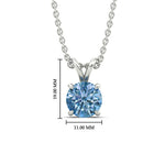 Load image into Gallery viewer, 5-ct-four-prong-fancy-lab-grown-round-vived-blue-stone-pendant-in-white-gold-fdpd8469rogvblueangle1-5.00ct-nl-wg-hw.jpg?v=1786081376