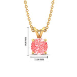 Load image into Gallery viewer, 5-ct-four-prong-fancy-lab-grown-round-vived-pink-stone-pendant-in-yellow-gold-fdpd8469rogvpinkangle1-5.00ct-nl-yg-hw.jpg?v=1786081991