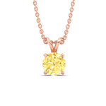 Load image into Gallery viewer, 5-ct-four-prong-fancy-lab-grown-round-vived-yellow-stone-pendant-in-rose-gold-fdpd8469rogvyellowangle1-5.00ct-nl-rg.jpg?v=1786082427