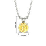 Load image into Gallery viewer, 5-ct-four-prong-fancy-lab-grown-round-vived-yellow-stone-pendant-in-white-gold-fdpd8469rogvyellowangle1-5.00ct-nl-wg-hw.jpg?v=1786082427