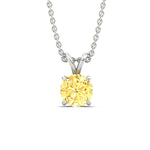 Load image into Gallery viewer, 5-ct-four-prong-fancy-lab-grown-round-vived-yellow-stone-pendant-in-white-gold-fdpd8469rogvyellowangle1-5.00ct-nl-wg.jpg?v=1786082427
