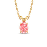 Load image into Gallery viewer, 5-ct-oval-shaped-fancy-lab-grown-vived-pink-stone-pendant-in-yellow-gold-fdpd8469ovgvpinkangle1-5.00ct-nl-yg.jpg