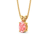 Load image into Gallery viewer, 5-ct-oval-shaped-fancy-lab-grown-vived-pink-stone-pendant-in-yellow-gold-fdpd8469ovgvpinkangle2-5.00ct-nl-yg.jpg