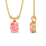 Load image into Gallery viewer, 5-ct-oval-shaped-fancy-lab-grown-vived-pink-stone-pendant-in-yellow-gold-fdpd8469ovgvpinkangle3-5.00ct-nl-yg.jpg