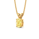 Load image into Gallery viewer, 5-ct-oval-shaped-fancy-lab-grown-vived-yellow-stone-pendant-in-yellow-gold-fdpd8469ovgvyellowangle2-5.00ct-nl-yg.jpg