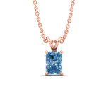 Load image into Gallery viewer, 5-ct-radiant-cut-fancy-lab-grown-vived-blue-solitaire-necklace-in-rose-gold-fdpd8469ragvblueangle1-5.00ct-nl-rg.jpg