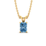 Load image into Gallery viewer, 5-ct-radiant-cut-fancy-lab-grown-vived-blue-solitaire-necklace-in-yellow-gold-fdpd8469ragvblueangle1-5.00ct-nl-yg.jpg