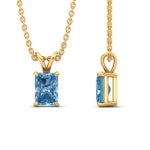 Load image into Gallery viewer, 5-ct-radiant-cut-fancy-lab-grown-vived-blue-solitaire-necklace-in-yellow-gold-fdpd8469ragvblueangle3-5.00ct-nl-yg.jpg