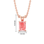 Load image into Gallery viewer, 5-ct-radiant-cut-fancy-lab-grown-vived-pink-solitaire-necklace-in-rose-gold-fdpd8469ragvpinkangle1-5.00ct-nl-rg-hw.jpg