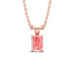 Load image into Gallery viewer, 5-ct-radiant-cut-fancy-lab-grown-vived-pink-solitaire-necklace-in-rose-gold-fdpd8469ragvpinkangle1-5.00ct-nl-rg.jpg