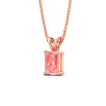 Load image into Gallery viewer, 5-ct-radiant-cut-fancy-lab-grown-vived-pink-solitaire-necklace-in-rose-gold-fdpd8469ragvpinkangle2-5.00ct-nl-rg.jpg
