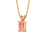 Load image into Gallery viewer, 5-ct-radiant-cut-fancy-lab-grown-vived-pink-solitaire-necklace-in-yellow-gold-fdpd8469ragvpinkangle2-5.00ct-nl-yg.jpg
