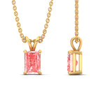 Load image into Gallery viewer, 5-ct-radiant-cut-fancy-lab-grown-vived-pink-solitaire-necklace-in-yellow-gold-fdpd8469ragvpinkangle3-5.00ct-nl-yg.jpg