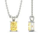 Load image into Gallery viewer, 5-ct-radiant-cut-fancy-lab-grown-vived-yellow-solitaire-necklace-in-white-gold-fdpd8469ragvyellowangle3-5.00ct-nl-wg.jpg