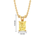Load image into Gallery viewer, 5-ct-radiant-cut-fancy-lab-grown-vived-yellow-solitaire-necklace-in-yellow-gold-fdpd8469ragvyellowangle1-5.00ct-nl-yg-hw.jpg