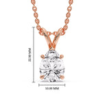 Load image into Gallery viewer, Color Lab Fancy Pear Shaped Diamond Solitaire Pendant