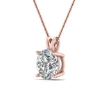 Load image into Gallery viewer, Round Cut Lab Diamond 4 Prong Solitaire Pendant For Women
