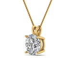 Load image into Gallery viewer, Round Cut Lab Diamond 4 Prong Solitaire Pendant For Women
