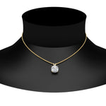 Load image into Gallery viewer, Round Cut Lab Diamond 4 Prong Solitaire Pendant For Women
