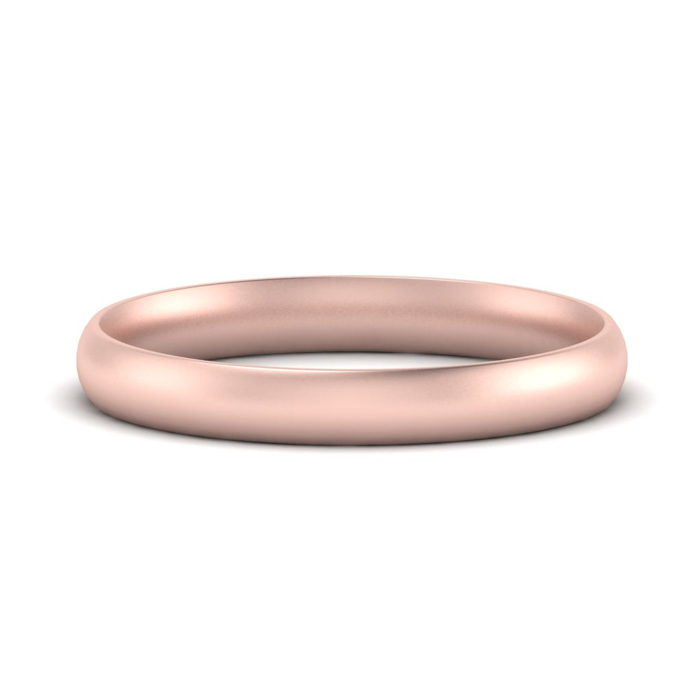 1 MM To 6 MM Comfort Fit Plain Wedding Band