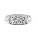 Load image into Gallery viewer, 1/2 - 2 1/2 Carat Lab Grown Pear Shaped Diamond Teardrop Lab Created 5 Stone Wedding Band For Women 14K Gold
