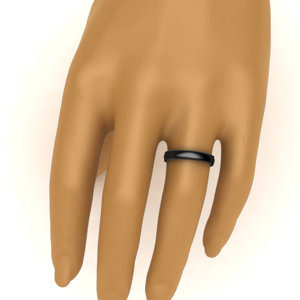 2MM To 6MM Milgrain Comfort Fit Stack Anniversary Ring