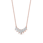Load image into Gallery viewer, Pear Lab Diamond 7 Stone Graduated Necklace
