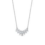 Load image into Gallery viewer, 1 Ctw 7 Pear Cut Lab Diamond Graduated Pendant Necklace For Women 14K Gold
