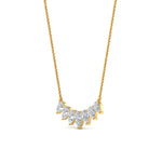 Load image into Gallery viewer, Pear Lab Diamond 7 Stone Graduated Necklace
