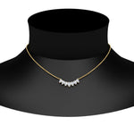 Load image into Gallery viewer, Pear Lab Diamond 7 Stone Graduated Necklace

