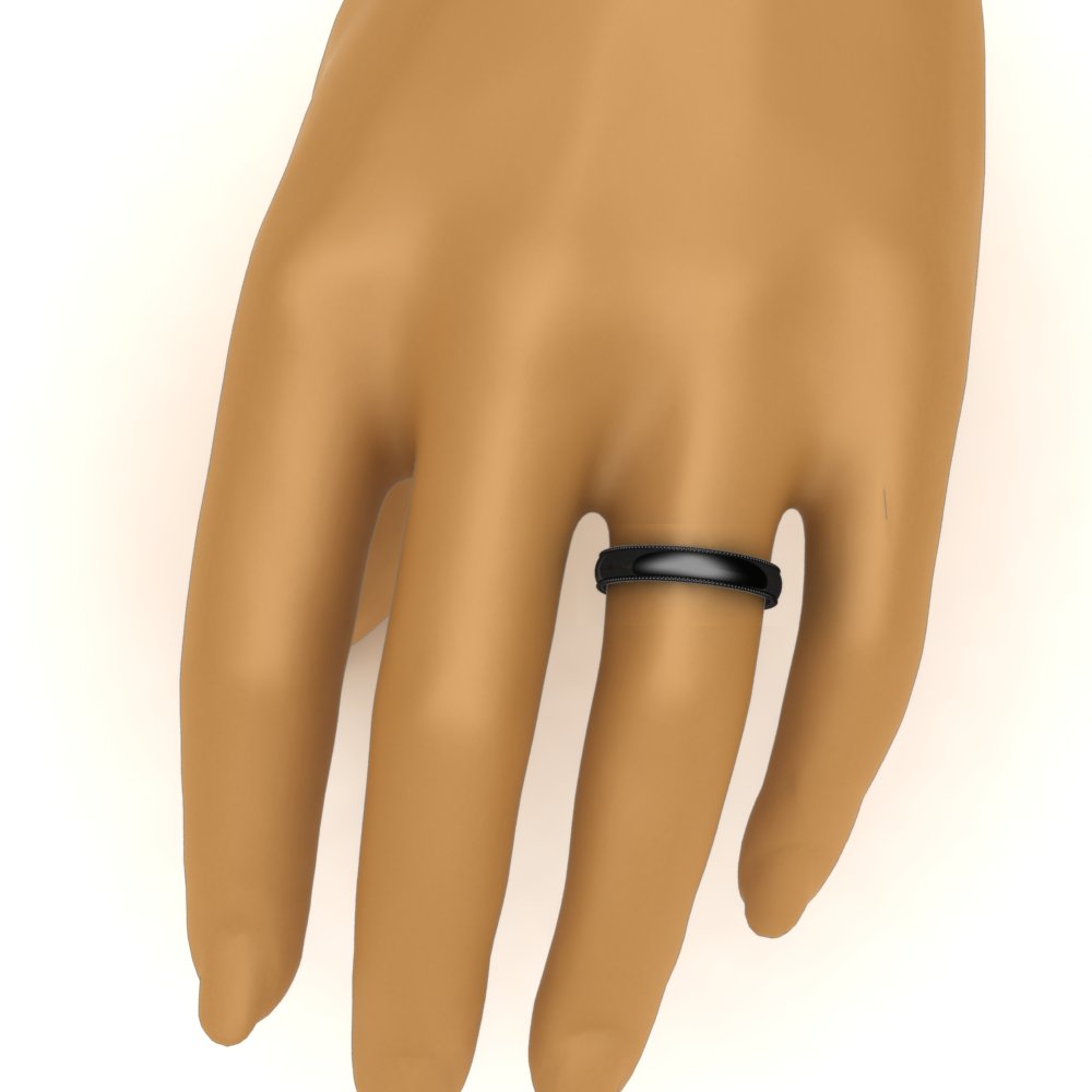 2MM To 6MM Milgrain Comfort Fit Stack Anniversary Ring