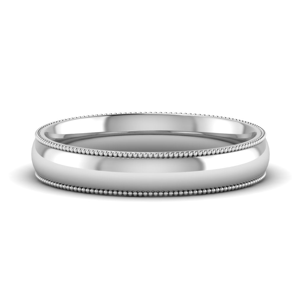 2MM To 6MM Milgrain Comfort Fit Stack Anniversary Ring