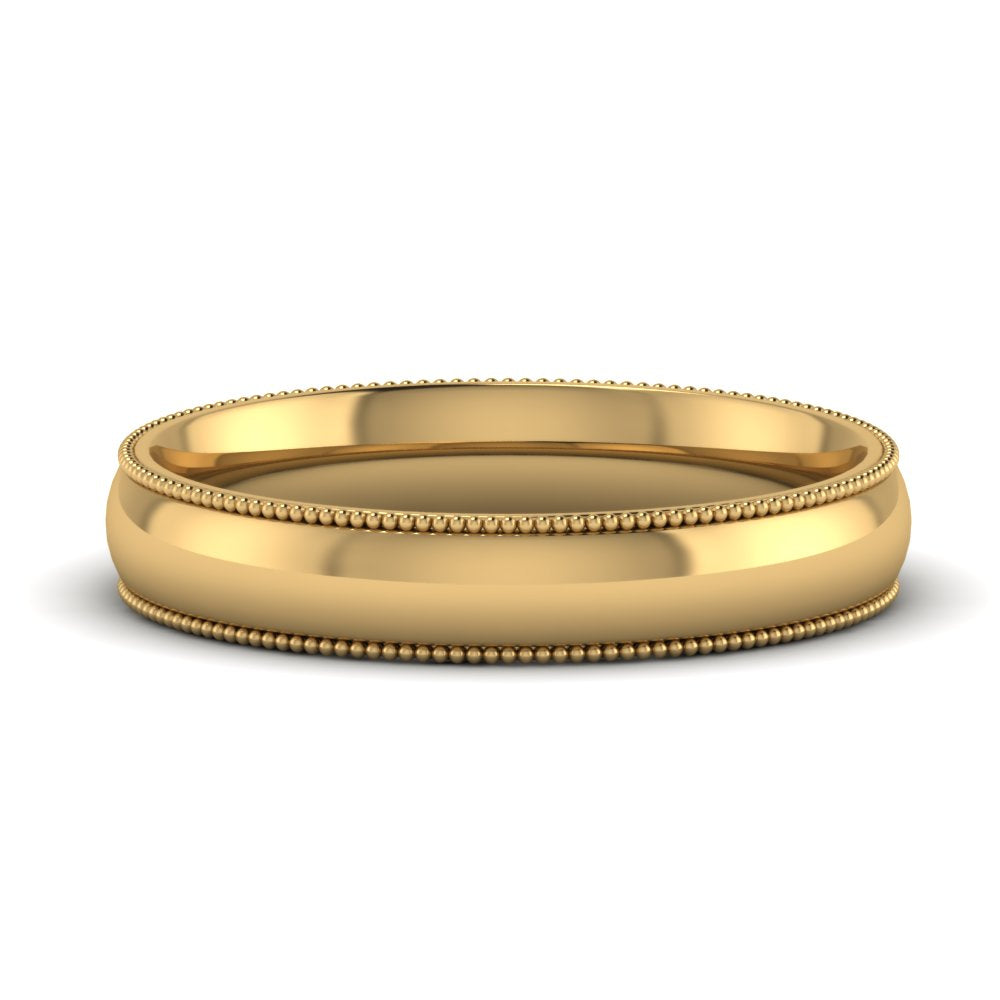 2MM To 6MM Milgrain Comfort Fit Stack Anniversary Ring