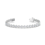 Load image into Gallery viewer, Round Lab Diamond Bezel Set Tennis Bracelet
