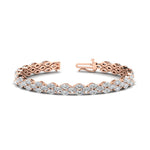 Load image into Gallery viewer, Beautiful Marquise Lab Diamond Tennis Bracelet
