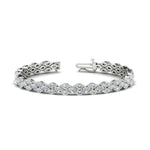 Load image into Gallery viewer, Beautiful Marquise Lab Diamond Tennis Bracelet
