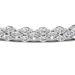 Load image into Gallery viewer, Beautiful Marquise Lab Diamond Tennis Bracelet
