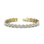 Load image into Gallery viewer, Beautiful Marquise Lab Diamond Tennis Bracelet
