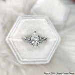 Load image into Gallery viewer, 2 Ct. Pear Shaped Lab Diamond Celtic Engagement Ring 14K Gold

