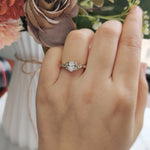 Load image into Gallery viewer, Celtic Knot Split Lab Diamond Ring 14K Gold
