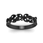 Load image into Gallery viewer, 0.08 Ct. Floral Diamond Wedding Anniversary Band 14K Gold
